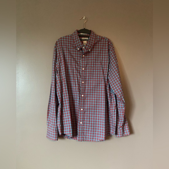 L.L. Bean Plaid Dress shirt - Picture 1 of 8